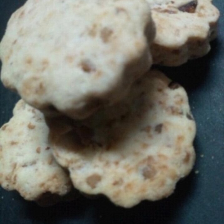 マクロビ くるみ入り米粉クッキー レシピ 作り方 By なぁお21 楽天レシピ